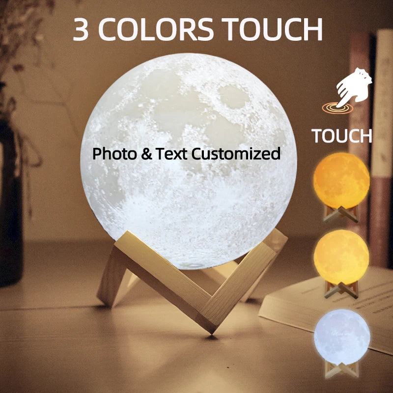 Personalized Moon Lamp – Turn Your Memories Into Light