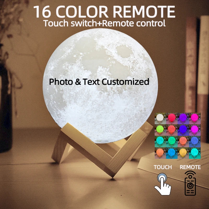 Personalized Moon Lamp – Turn Your Memories Into Light