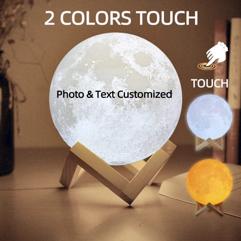 Personalized Moon Lamp – Turn Your Memories Into Light