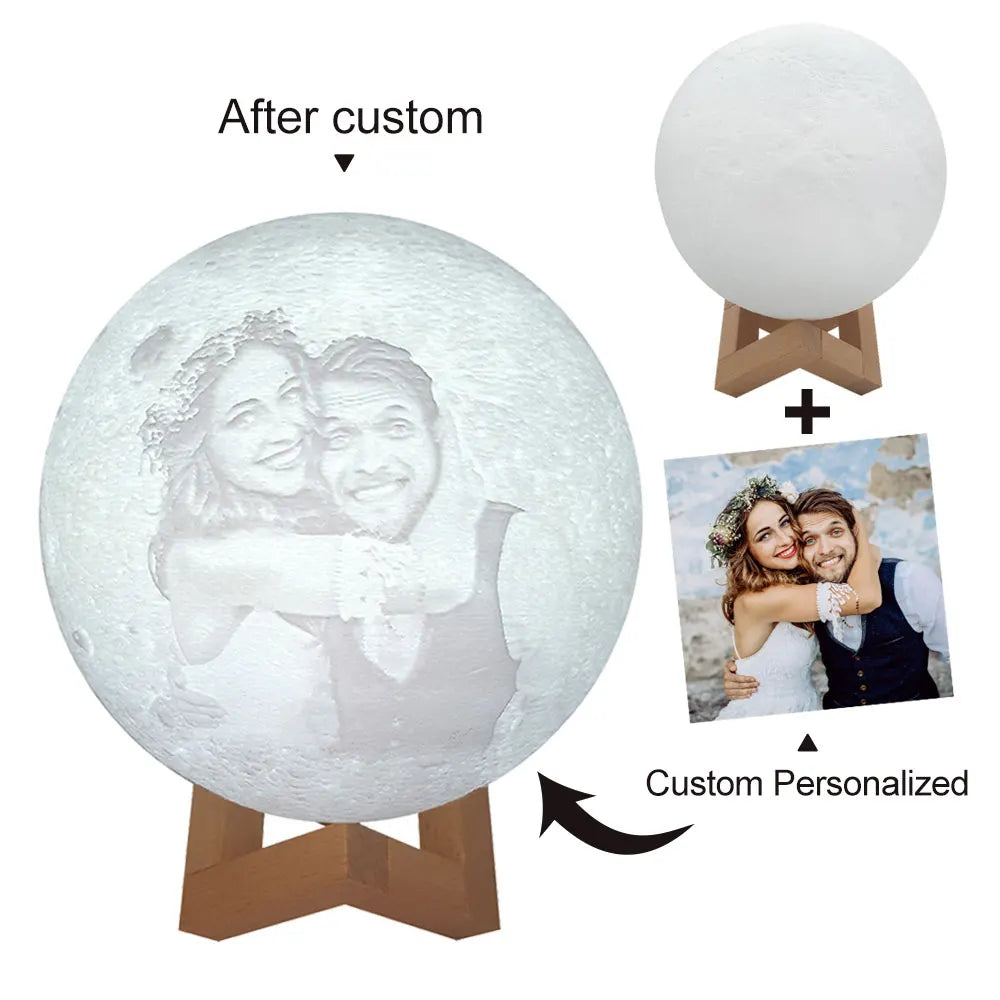 Personalized Moon Lamp – Turn Your Memories Into Light