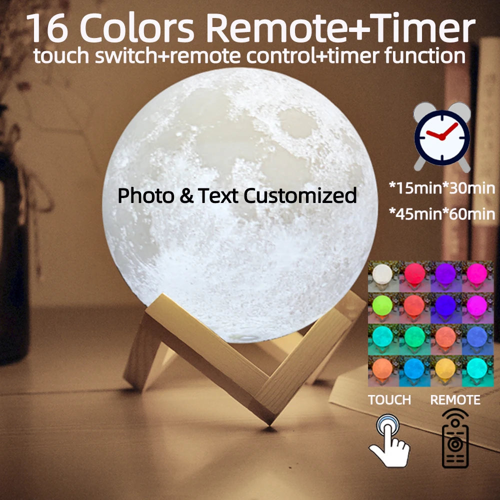 Personalized Moon Lamp – Turn Your Memories Into Light