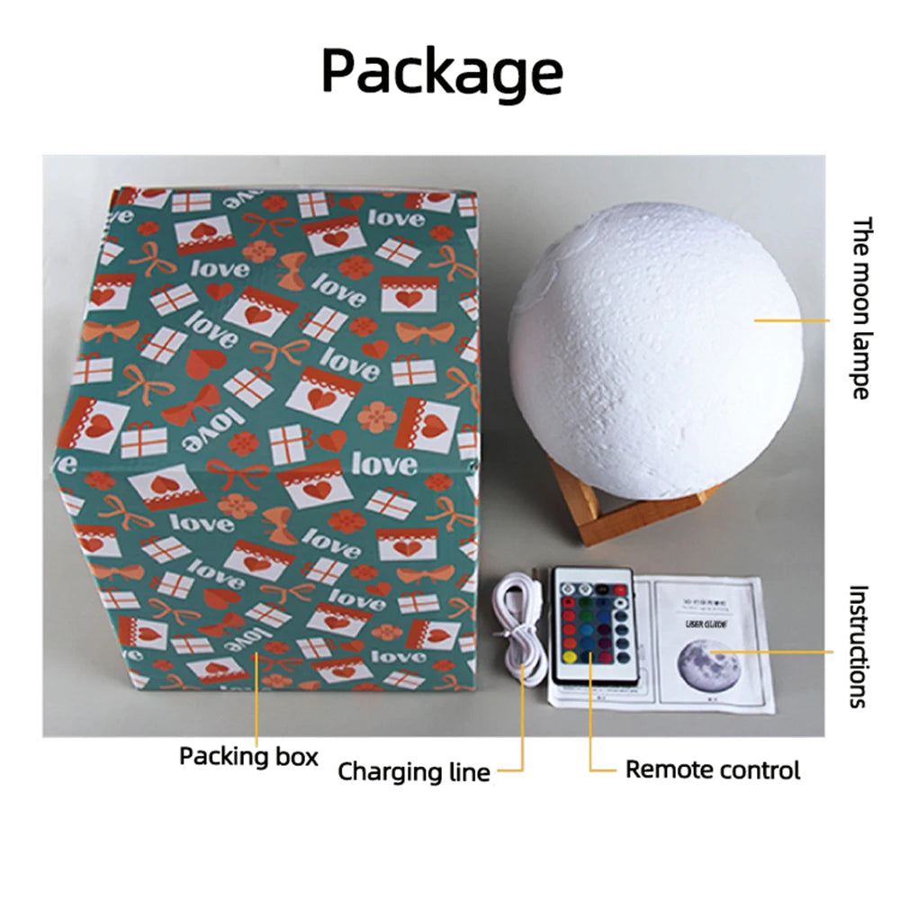 Personalized Moon Lamp – Turn Your Memories Into Light